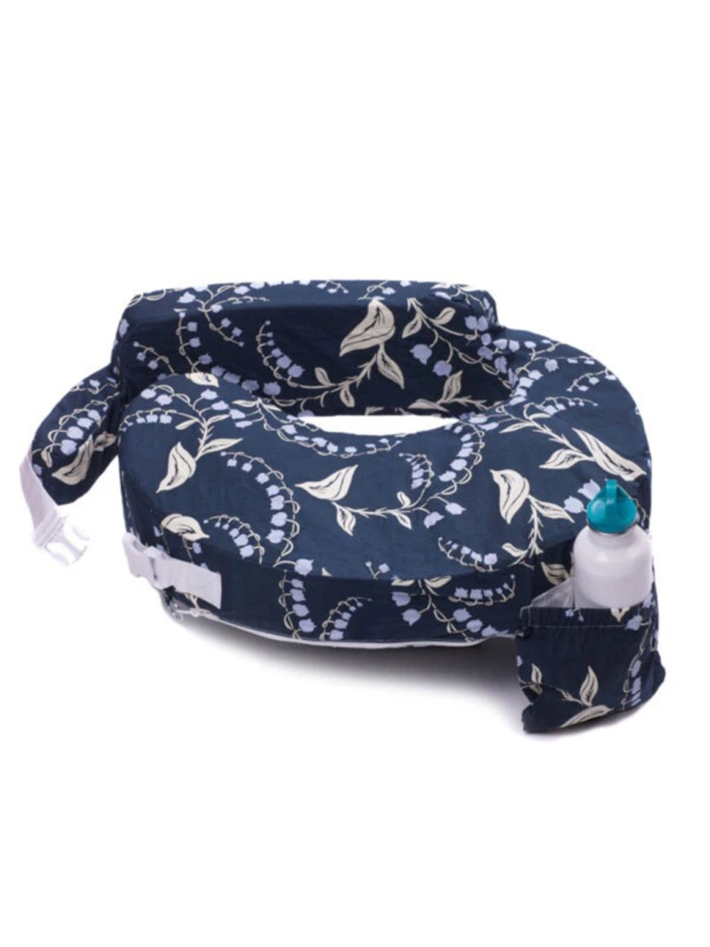 My Brest Friend Pillow Cover Navy Bluebells Flower